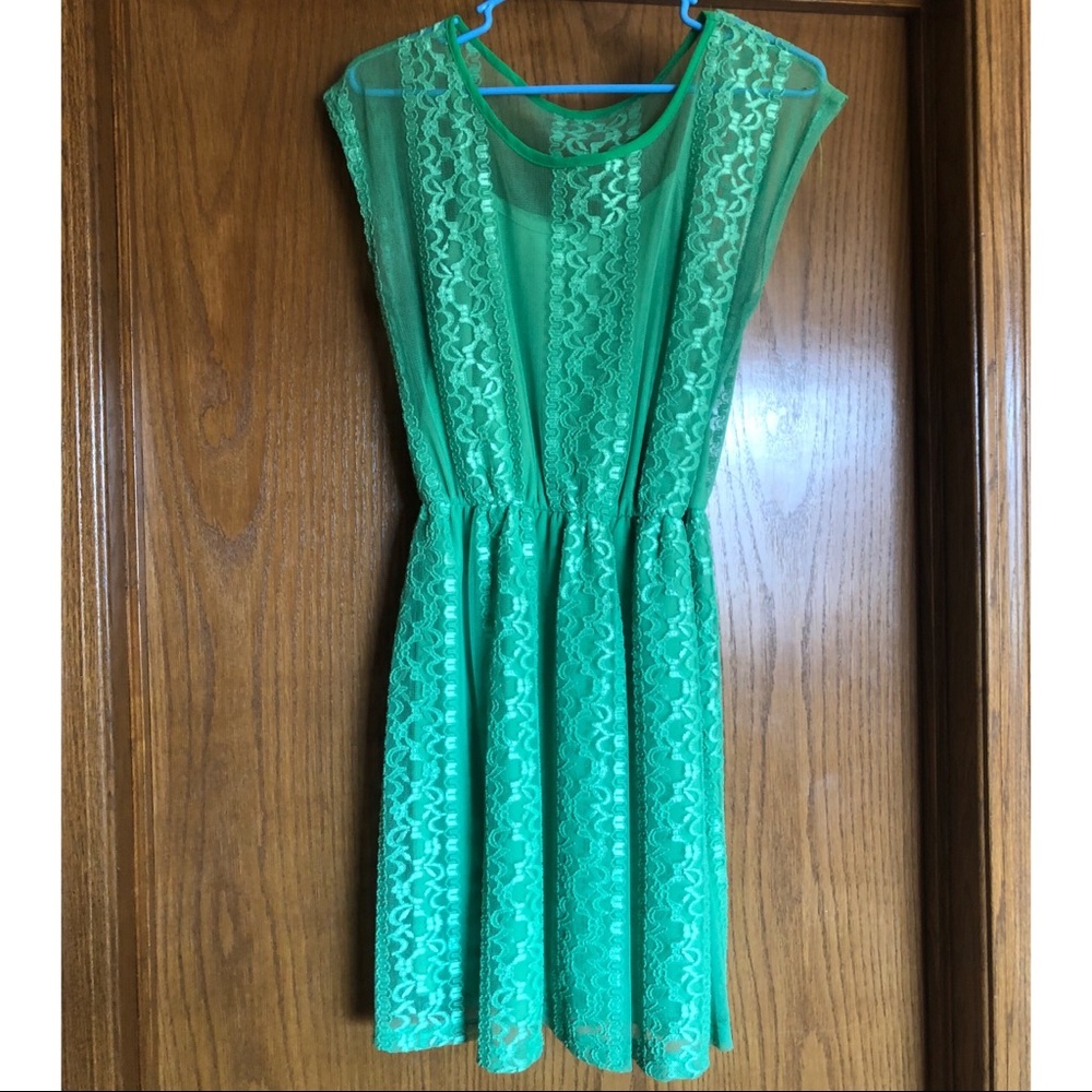 Green dress